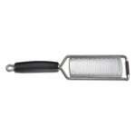 Ambrogio Sanelli A1031000, Stainless Steel Fine Wide Grater with Black Handle (Discontinued)