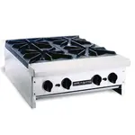 American Range ARHP-24-4, Counter Unit, 24 inch 4-Burner Manual Control Hotplate, NSF