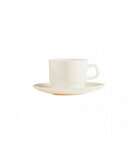 Arcoroc 12558, 6 1/4" Opal Reception Ivory Saucer, 36/CS (Discontinued)