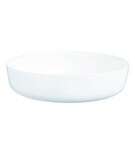 Arcoroc N9398ARC 4L Evolutions Round White Glass Service Dish, 3/CS (Discontinued)