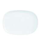 Arcoroc N9402ARC 13.75"x9.25" Evolutions Rectangular White Glass Platter, 12/CS (Discontinued)