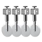 Ateco 13942, 2.2-Inch Plain Cutting Wheels with Locking Hardware, Set of 4