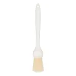Ateco 1682, 1-1/4-Inch Diameter Round Pastry Brush, White Natural Bristles, Plastic Handle