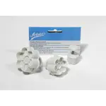 Ateco 1957, 6-Petal Flower Sugar Paste Cutters, Set of 3
