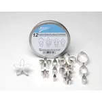 Ateco 4849, Flower & Leaf Cutters, Set of 12