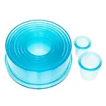 Ateco 5757, Plain Round Cutters, Set of 9