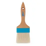 Ateco 60230, 3-Inch Wide Flat Pastry Brush, White Natural Bristles, Composite Ferrule