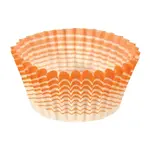 Ateco 6406, 1 x.75-Inch Orange Stripe Baking Cups, 200 per Box
