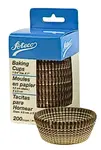 Ateco 64311, 1-Inch Burgundy Stripe Baking Cups, 200 per Box