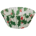 Ateco 6435, 2 x 1.25-Inch Holly Baking Cups, 200 per Box