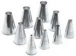 Ateco 810, 10-Piece Plain Decorating Tip Set