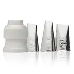 Ateco 383, 4-Piece Set of Rose Decorating Tips