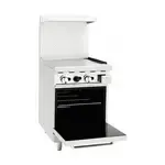 Atosa ATO-24G, 24-Inch Gas Range with 24-Inch Griddle Top (Discontinued)