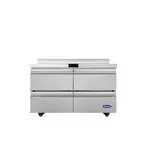 Atosa AWF48D4, Worktop Freezer with Drawers & Backsplash