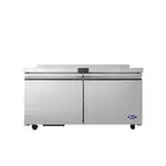Atosa AWR60SD, Worktop Refrigerator with Backsplash