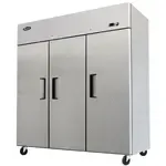 Atosa MBF8003GR, Top Mount 3-Door Upright Freezer