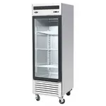 Atosa MCF8705GR Bottom Mount 1-Glass Door Refrigerator