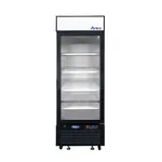 Atosa MCF8722GR Black Exterior Glass One Door Merchandiser