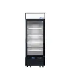 Atosa MCF8722GRL, Black Cabinet One (1) Glass Door Merchandiser Cooler