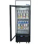 Atosa MCF8722GRL, Black Cabinet One (1) Glass Door Merchandiser Cooler
