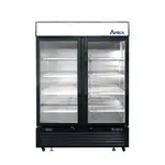 Atosa MCF8723GR - Black Exterior Glass Two Door Merchandiser