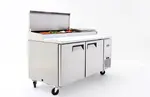Atosa MPF8202GR 67-Inch 2-Door Pizza Prep Table
