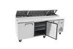 Atosa MPF8203GR 93-Inch 3-Door Pizza Prep Table