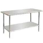 Atosa MRTW-2472, 72 x 24-Inch All Stainless Steel Work Table With Undershelf, NSF (Discontinued)