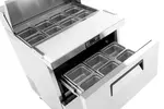 Atosa MSF8309GR 27-Inch Two-Drawer Sandwich Prep Table (Discontinued)