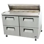 Atosa MSF8311, 48-Inch Four-Drawer Sandwich Prep Table (Discontinued)