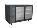Atosa SBB69GGRAUS2 68-Inch Glass Door Back Bar Cooler, Black Exterior