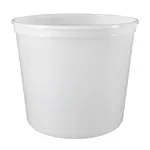 Berry Plastic T60785CP, 86 Oz Natural Plastic Containers, 200/Cs. Lids Sold Separately.