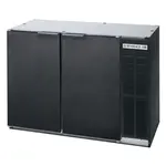 Beverage Air BB48Y-1-B, 48-Inch Back Bar Refrigerator with 2 Solid Doors, UL, cUL, UL-EPH, NSF