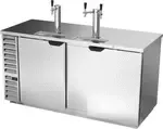 Beverage Air DD68HC-1-S, 68-Inch Direct Draw Dispenser in Stainless Steel