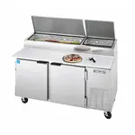 Beverage Air DP67, 67-Inch Pizza Prep Table, UL, cUL, UL-EPH, NSF