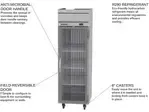 Beverage Air HR1HC-1G, 26-Inch 22.28 cu. ft. Top Mounted 1 Section Glass Door Reach-In Refrigerator