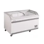 Blue Air BCF56-HC, 56-inch Sliding Top White Chest Freezer, 17.7 Cu. Ft.