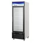 Blue Air BKGM12-HC, 24-inch Swing Glass Door White Merchandising Refrigerator, 12 Cu. Ft.