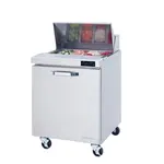 Blue Air BLPT28-HC, 28-inch 1 Swing Door Refrigerated Sandwich Prep Table, 7 Cu. Ft.