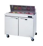 Blue Air BLPT36-HC, 36-inch 2 Swing Doors Refrigerated Sandwich Prep Table, 9.2 Cu. Ft.