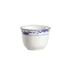 C.A.C. 103-55, 5 Oz 3-Inch Blue Lotus Porcelain Chinese Style Tea Cup, 6 DZ/CS