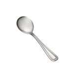 C.A.C. 2008-04, 6.25-Inch 18/0 Stainless Steel Pearl Bouillon Spoon, DZ