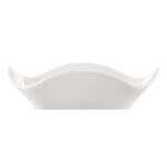C.A.C. AFD-5, 5.5-Inch White Porcelain Alice Floral Dish, 4 DZ/CS