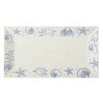 C.A.C. ATC-RT51-AW, 14.5-Inch Atlantic Seashell Porcelain Platter, DZ