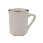 C.A.C. AZ-17, 8 Oz Arizona Narrow Rim Brown Speckled Ventura Mug, 3 DZ/CS