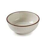 C.A.C. AZ-18, 15 Oz 5.87-Inch Arizona Brown Rim Nappie, 3 DZ/CS