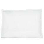 C.A.C. BAP-13, 11.25-Inch Porcelain Bamboo Rimmed Rectangular Platter, DZ