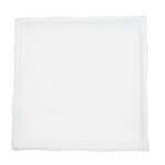 C.A.C. BAP-6, 6-Inch Porcelain Bamboo Rimmed Square Plate, 3 DZ/CS