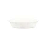 C.A.C. BKW-9, 9 Oz 6.75-Inch White Stoneware Oval Baking Dish, 3 DZ/CS