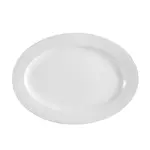 C.A.C. ВЅT-12, 10-Inch Boston White Porcelain Oval Platter, 2 DZ/CS